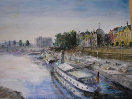 "Эльба,- утро..." акв. 2011